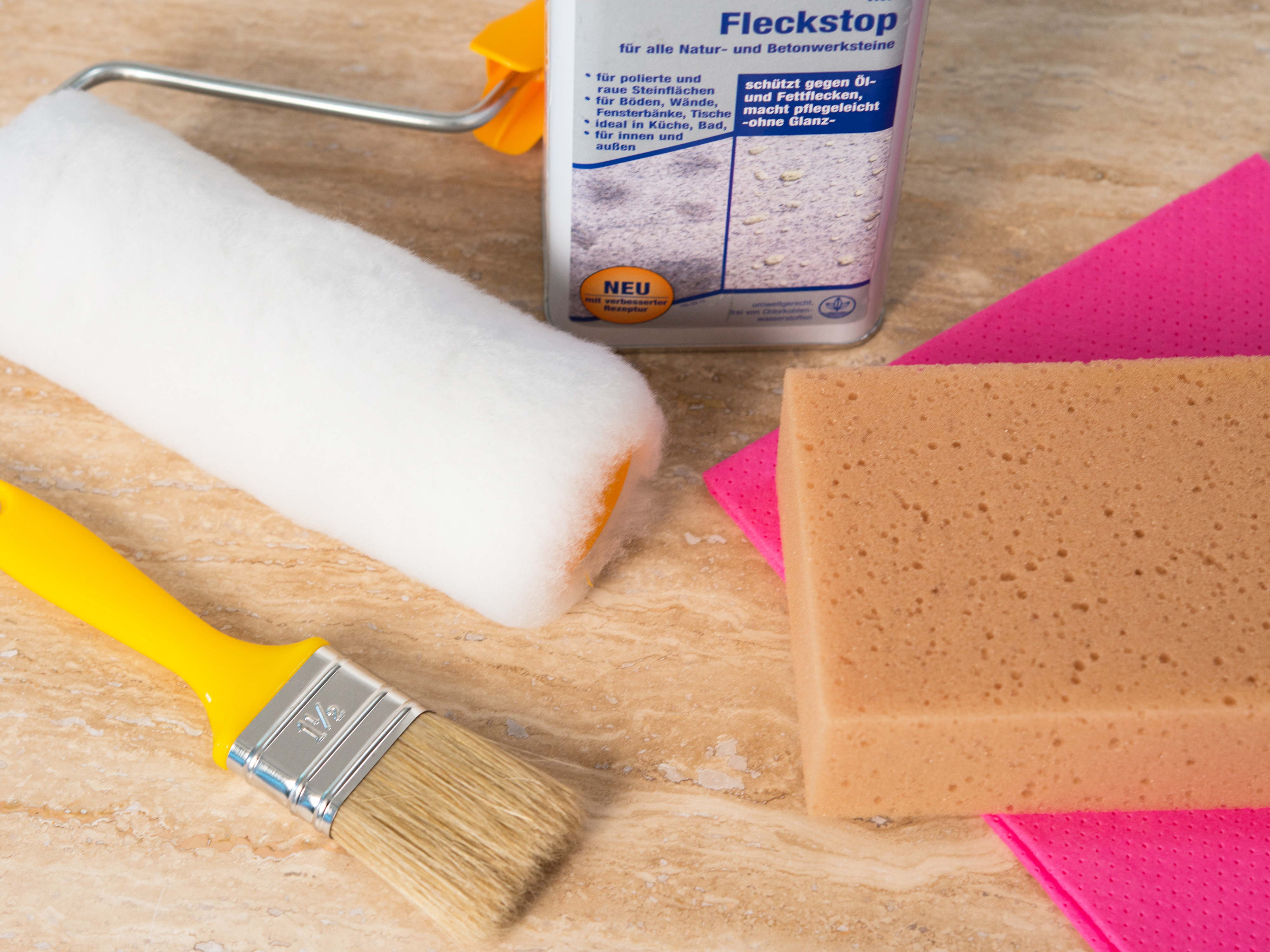 Accessoires pour l'imprégnation de la pierre naturelle